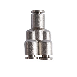Metal Pu Fitting Y-joint 4mm