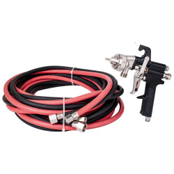 Spray Gun And 7.5m Hose For Paint Pots No Cup Pq2 2.2mm