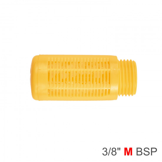 Plastic Breather Silencer 3/8' M Orange Plastic Breather Silencer 3/8' M Orange