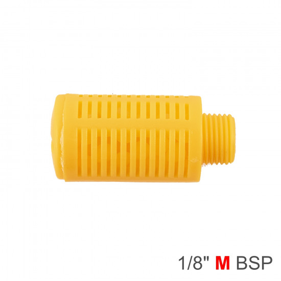 Plastic Breather Silencer 1/8' M Orange Plastic Breather Silencer 1/8' M Orange