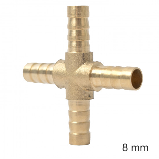 4 Way Hose Connector 8mm 4 Way Hose Connector 8mm