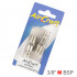 Connector German 3/8' Male 2pc Pack