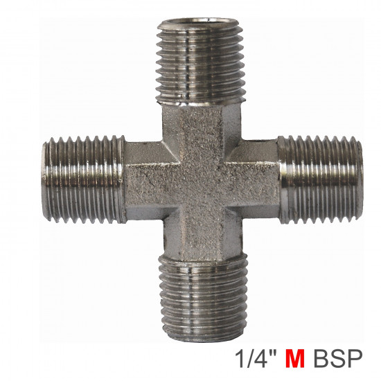 Cross Type Connector Mmmm 1/4' Cross Type Connector Mmmm 1/4'