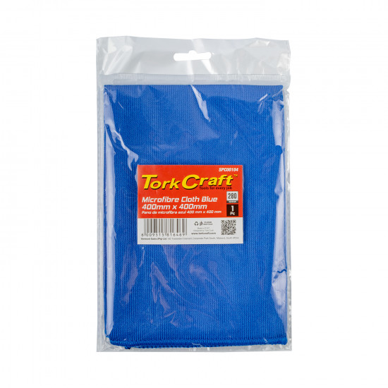 Microfibre Cloth Blue 400mm X 400mm Microfibre Cloth Blue 400mm X 400mm