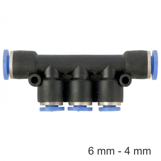Pu Hose Fitting Manifold 6mm-4mm Pu Hose Fitting Manifold 6mm-4mm