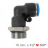 Pu Hose Fitting Elbow W/o-ring 10mm-1/2m