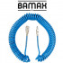 Spiral Polyp Hose Blue 5mmx8mmx12m With Quick Couplers Bx15pu12-5
