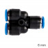 Pu Hose Fitting Y Joint 6mm