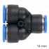 Pu Hose Fitting Y Joint 14mm
