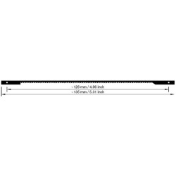 Scroll Saw Bl.15tpi W/pins 6/pack