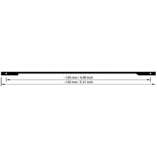Scroll Saw Bl.25tpi Plain 12/pack Scroll Saw Bl.25tpi Plain 12/pack