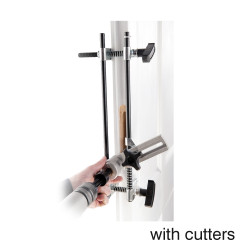 Lock Morticer With 18mm & 22mm Cutters In Plastic Case Screw Type