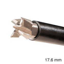 Plunging Cutter 17.6mm /lock Morticer For Tubular Latches Screw Type