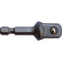 Socket Adaptor 1/4'm Sq X 75mm 1/4'm Hex Shank Bulk