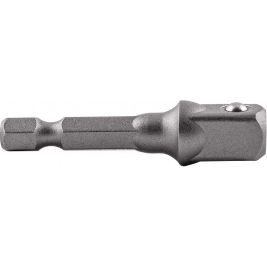 Socket Adaptor 3/8'm Sq X 50mm 1/4'm Hex Shank Carded Socket Adaptor 3/8'm Sq X 50mm 1/4'm Hex Shank Carded