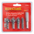Countersink Set 5pce Set Carbon (8,12,16,19mm C/w Hex Shank Adaptor)
