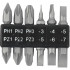 6pc 45mm Double End Bit Set Ph1,2,3 Pz1,2,3 Sl3,4,5,6,7mm