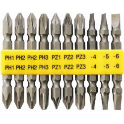 S/d Dbl.end Set Ph/pz/sl 10pce