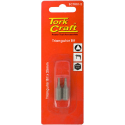 Triangular Bit X 25mm 2 Pack