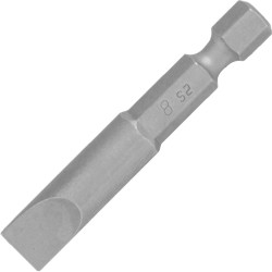 S/d Power Bit 8mmx50mm Slotted 1/cd