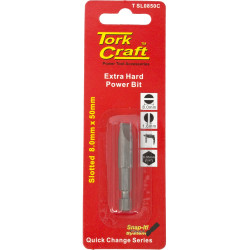 S/d Power Bit 8mmx50mm Slotted 1/cd