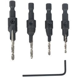 Screw Pilot Set 5pce Carded