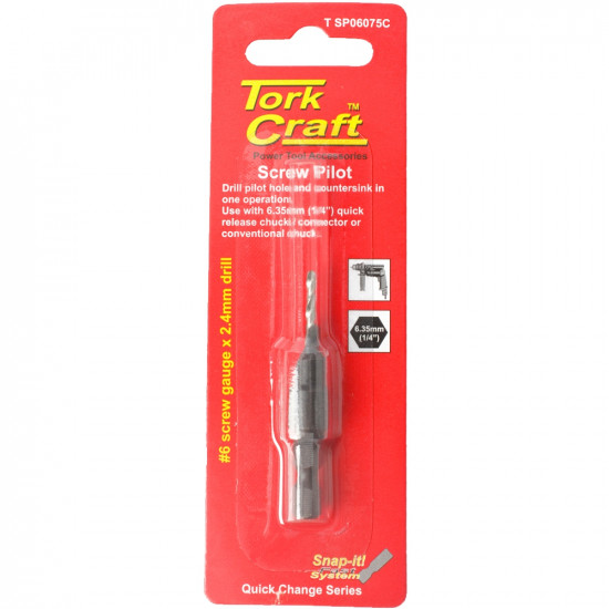 Screw Pilot No.6 X 75mm Carded Screw Pilot No.6 X 75mm Carded