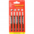 U-shank Jigsaw Blade 6tpi Wood 4mm 5pc