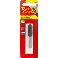 Rotary Rasp Round End 11mm X 30mm X 1/4' Shank