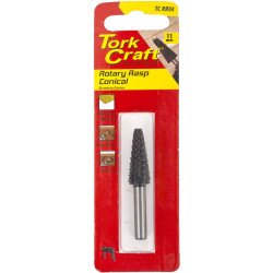 Rotary Rasp Conical 11mm X 30mm X 1/4' Shank