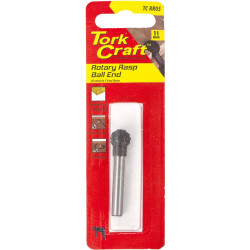 Rotary Rasp Ball End 11mm X 1/4' Shank