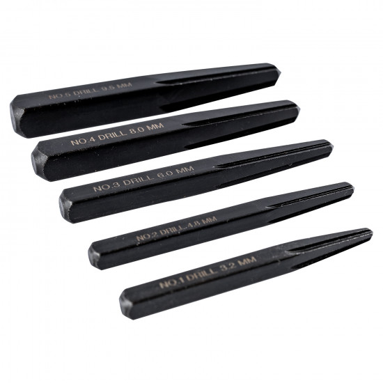 Square Screw Extractor Set 5pce Square Screw Extractor Set 5pce