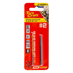 Screw Extractor Set 2pc No.2 With Left H& Drill Bit