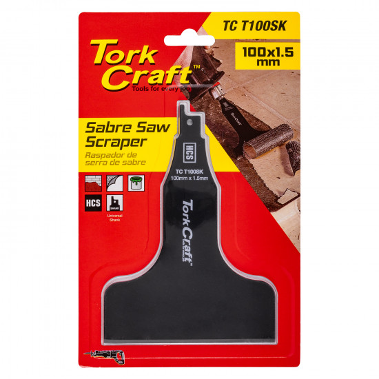 Sabre Saw Scraper Hcs 100mm X 1.5mm Sabre Saw Scraper Hcs 100mm X 1.5mm
