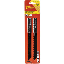 Sabre Saw Blade 225 X 8.5mm 3tpi Wood 2pc