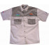 Vermont Mens Bush Shirt Khaki 100% Cotton Medium