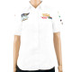 Ladies Blouse - White 3/4 - Large