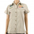 Vermont Ladies Pigeon Cap Sleeve Blouse Stone Medium