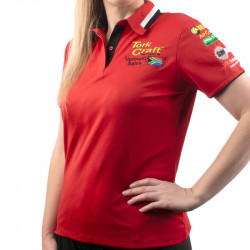 Vermont Ladies Golf Shirt Red Small