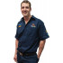 Vermont Mens Cotton Shirt Navy Blue 3xl
