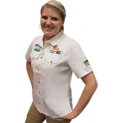 Vermont Ladies Cotton Shirt White Small