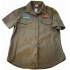 Vermont Ladies Blouse Long Sleeve Olive Medium