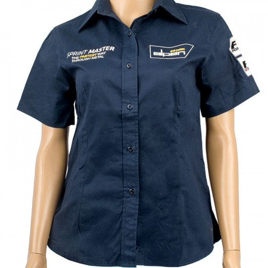 ALPEN Sprint Mast Ladies Navy Cotton Blue Medium ALPEN Sprint Mast Ladies Navy Cotton Blue Medium