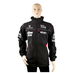 TORK CRAFT Unisex 3 Layer Fleece Black & Red 4xl