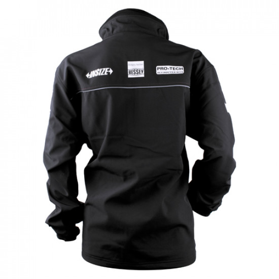 TORK CRAFT Unisex 3 Layer Fleece Black & Red 5xl TORK CRAFT Unisex 3 Layer Fleece Black & Red 5xl