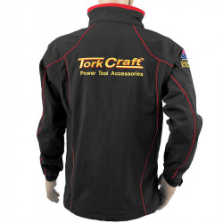 TORK CRAFT Soft Shell Jacket Black/red Small