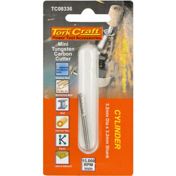 Mini Tungsten Carb. Cutter 3.2mm Cyl. 3.2mm Shank