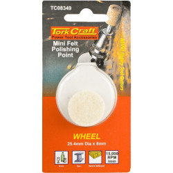 Mini Felt Polising Point 25.4mm X 6mm Wheel