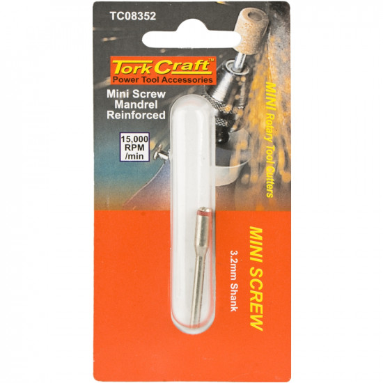 Mini Screw Mandrel Reinforced 3.2mm Shank Mini Screw Mandrel Reinforced 3.2mm Shank