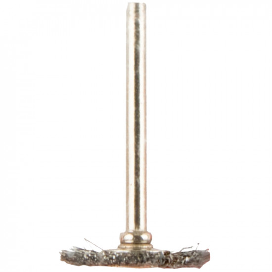 Mini Carbon Steel Brush 22.2mm Wheel 3.2mm Shank Mini Carbon Steel Brush 22.2mm Wheel 3.2mm Shank